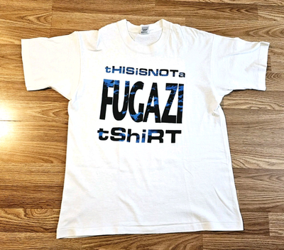 Vintage 90s Fugazi Not A Fugazi T Shirt You Are Not What You Own