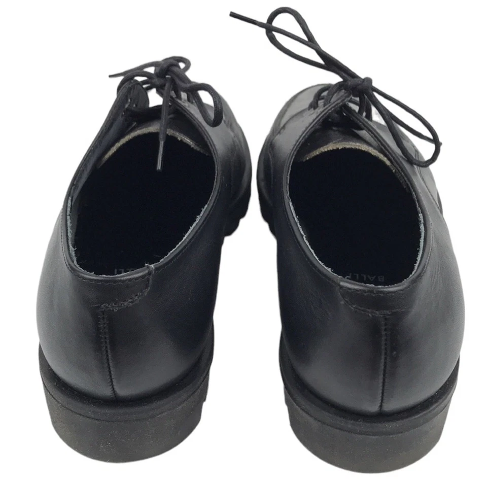 Oxford con suela con cordones Azaleia negro plateado metálico hecho en Brasil talla 7 Foto 3 de 4
