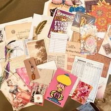 Huge Lot Vintage Paper Ephemera - Perfect For Junk Journals Mixed Media
