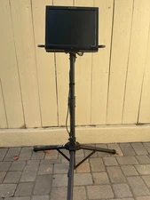 Audio2000'S Planar PL 1520LCD Monitor Karaoke Stand with Tripod Legs