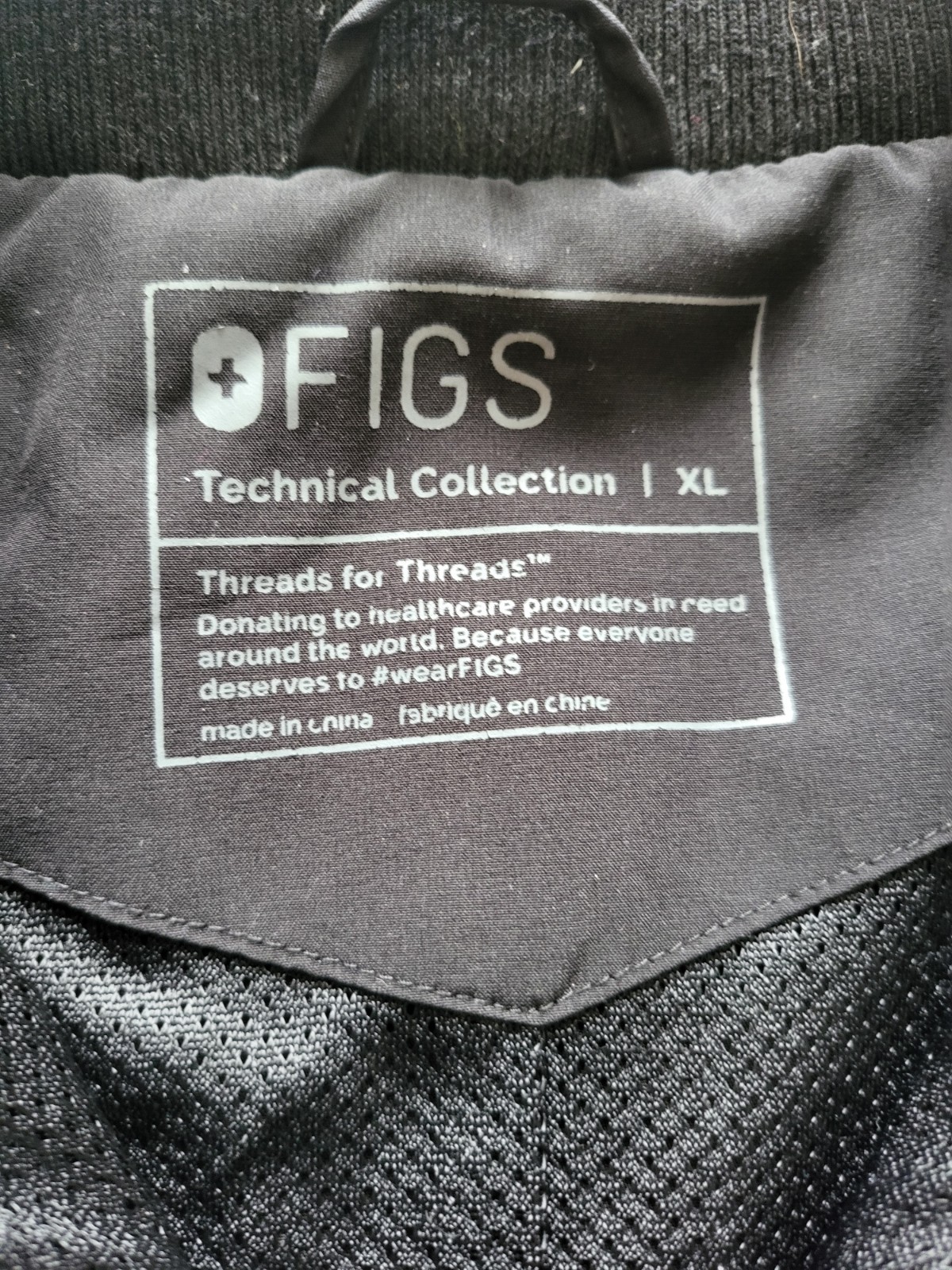 Figs Scrub Jacket Black Technical Collection Prof… - image 4