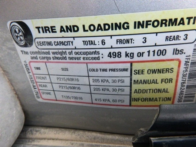 Used Rear Right Door Assembly Rear Side fits: 2006 Ford Taurus Sdn Rear Right Gr Foto 4 de 4