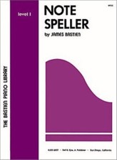 Note Speller Level 1 (The Bastien Piano Library). Bastien 9780849750199 New**