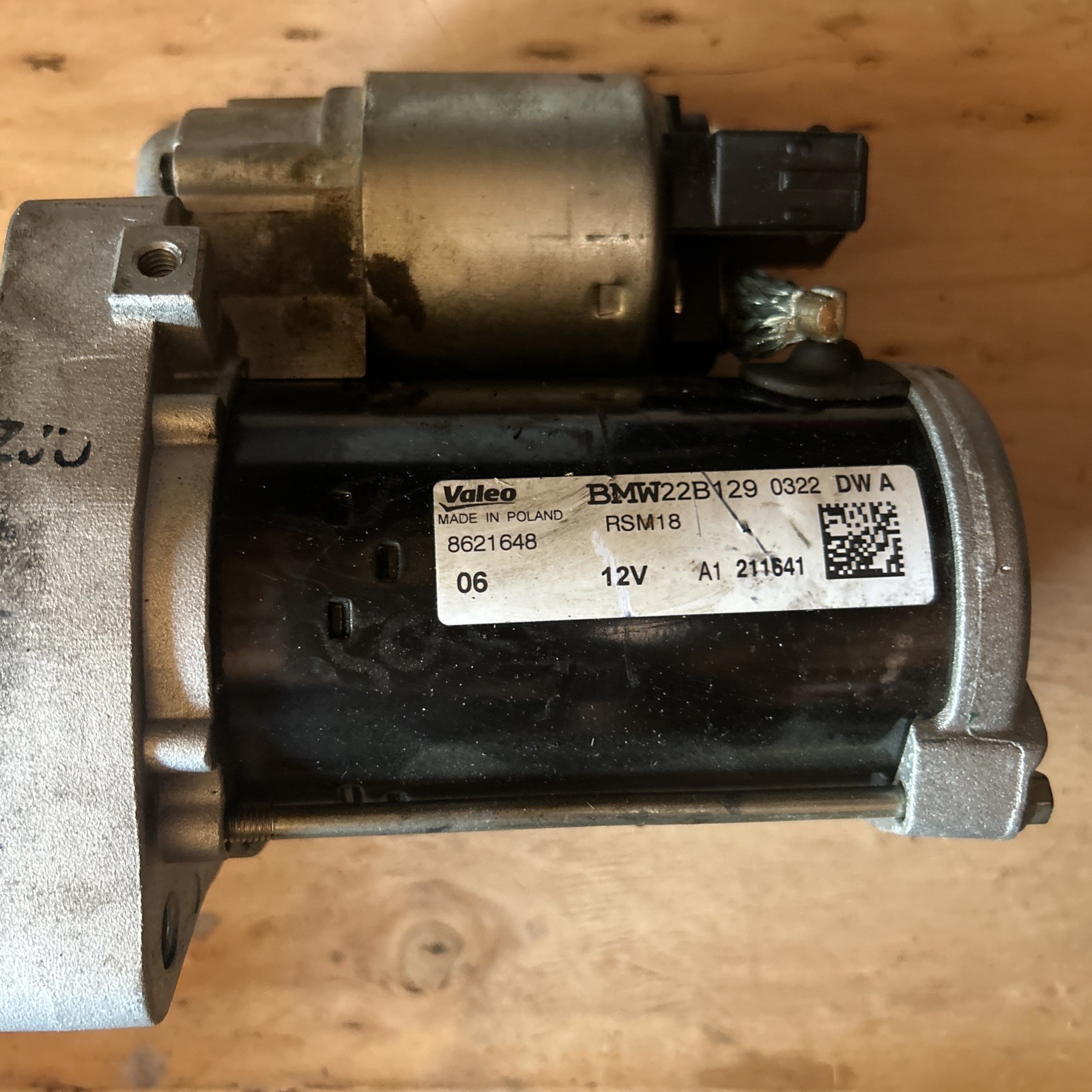 Rolls-Royce Cullinan Starter motor P/N 8621648