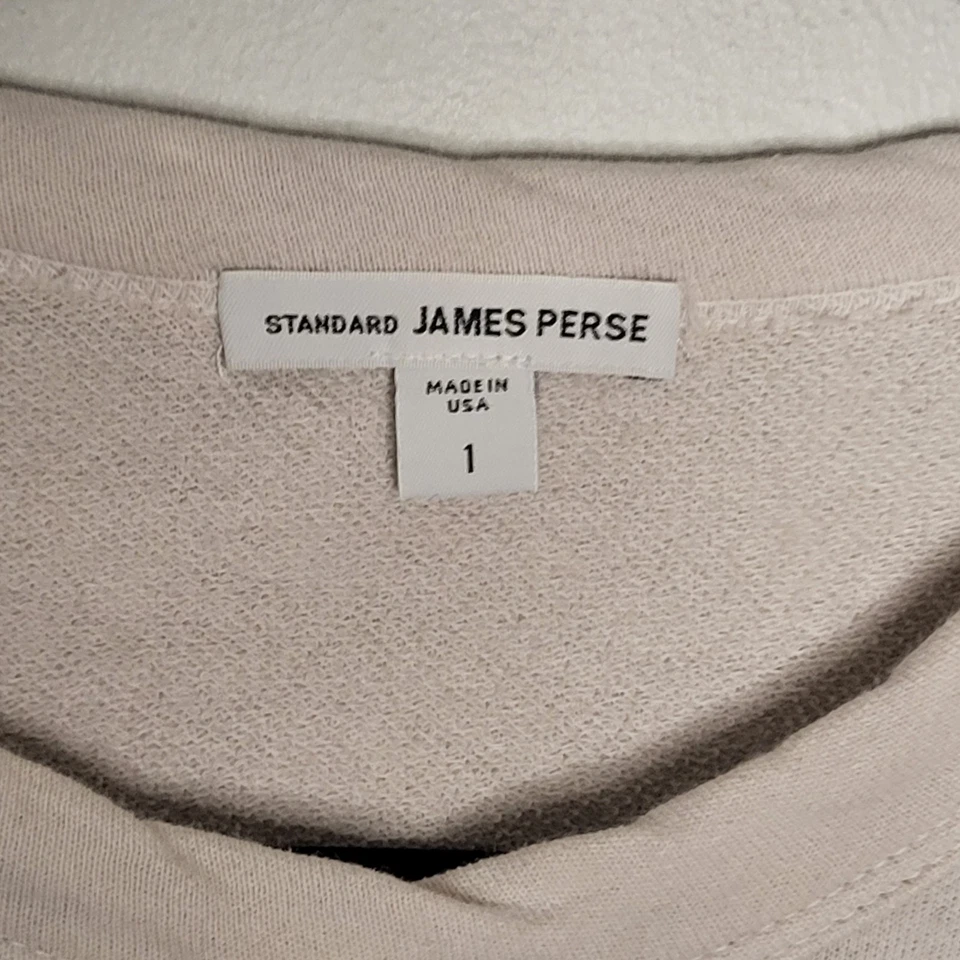Sudadera James Perse Para Hombre 4 XL Óxido Raglán Manga Larga Terry Francés Foto 4 de 4