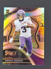 2023 Panini Select - Club Level Jordan Addison #254 Silver Prizm (RC)