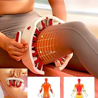 Ring Leg Massager Roller Full Body Muscle Massage Tool Neck Shoulder Recovery