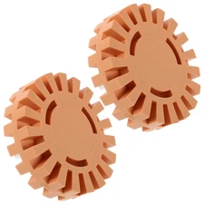  2 Pcs Adhesive Remover for Cars Wheel Decal Removal Motorcycles Eraser Graphics
