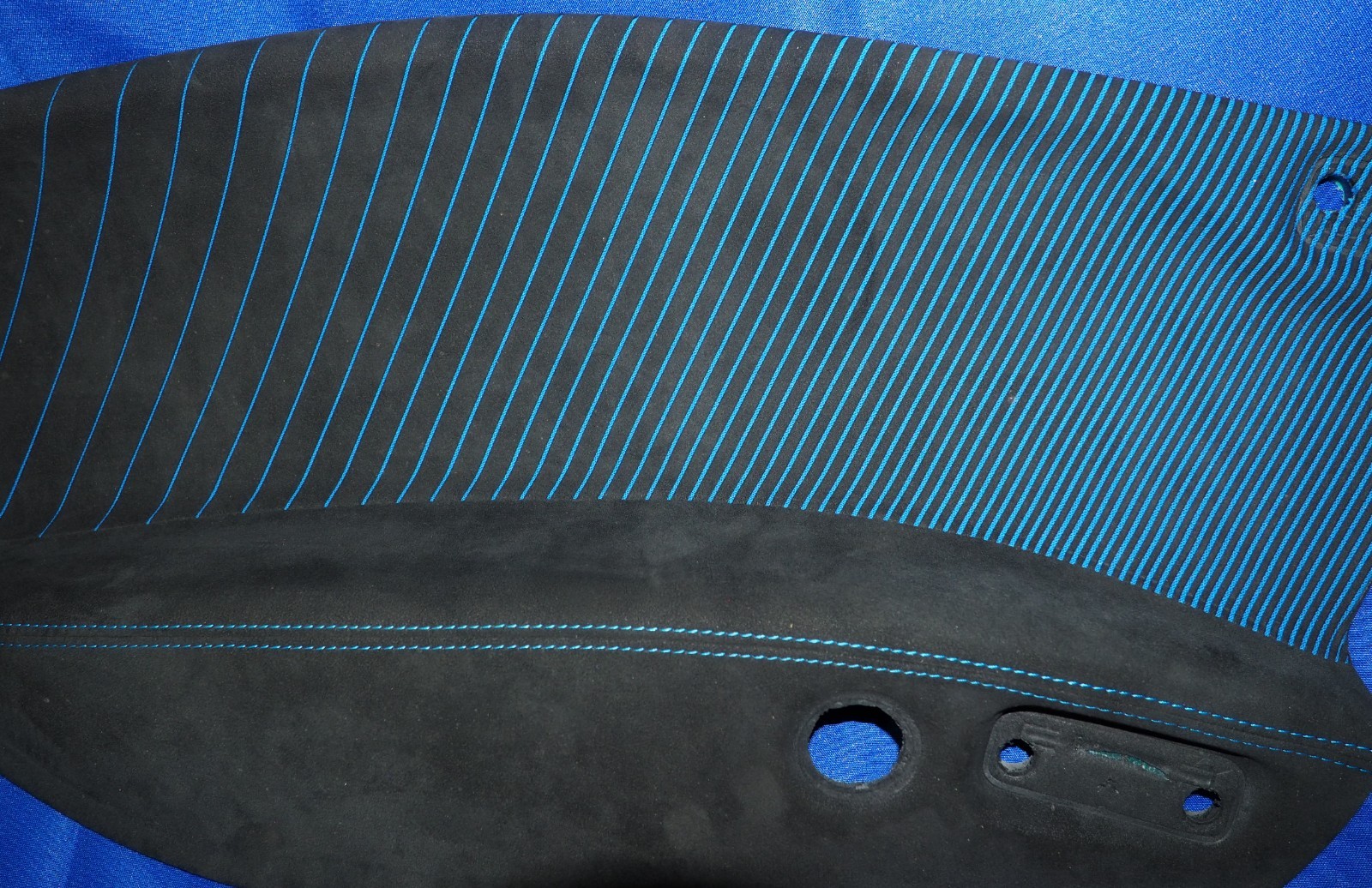2022-2026 Maserati MC20 MCPura Left Interior Door Panel Trim Sky Blue Black OEM