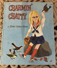 Charmin' Chatty A Little Golden Book 1964 First "A" Edition  Good Condition 