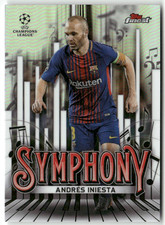 Topps Finest Champions League 2025 SY-22 Andres Iniesta Symphony