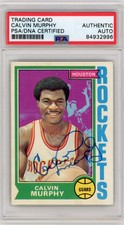 1974 TOPPS CALVIN MURPHY #152 AUTOGRAPHED SIGNED PSA / DNA CERTIFIED AUTO