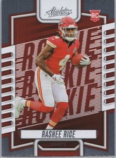 2023 Panini Absolute #120 Rashee Rice Signature Rookies Kansas City Chiefs