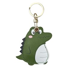 For AirTag Keychain cute, Hidden Cute Air Tag holder with Keychain Ring Leath...