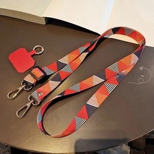 Adjustable Canvas Crossbody Phone Strap Lanyard Wide Neck Shoulder Sling Band