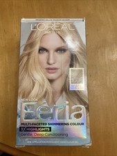 L'Or al Feria Shimmering Hair 3X Highlights, 100 Very Light Natural Blonde.