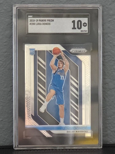 2018-19 Panini Prizm Luka Doncic Rookie #280 SGC 10 GEM MINT
