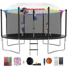 Yorin UP0221 Outdoor Heavy Duty Round Trampoline, Size: 12FT  Light Socks