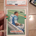 1989 Topps Traded Barry Sanders #83T PSA 8 Rookie Detroit Lions NFL Card