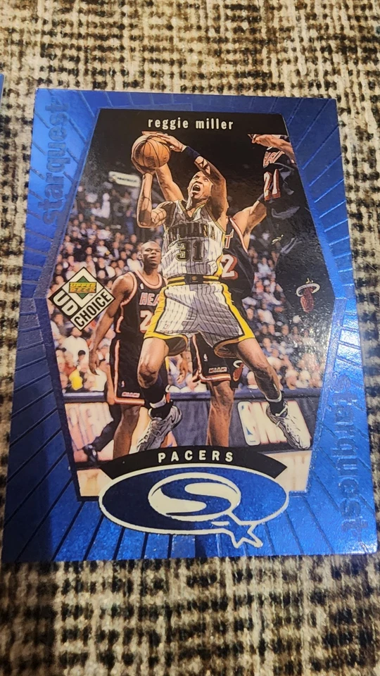 Lote (6) Upper Deck Choice StarQuest Blue 1998-99 Tim Duncan, Patrick Ewing, más Foto 3 de 4