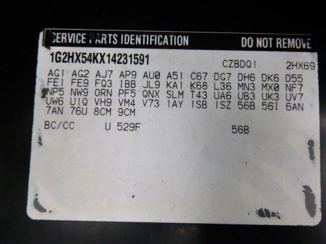 Windshield Wiper Motor Fits 00-05 BONNEVILLE 1714503 Foto 4 de 4