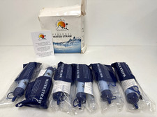 Water Filter Straw Portable Personal Emergency Filtration Purifier, 6 Pack