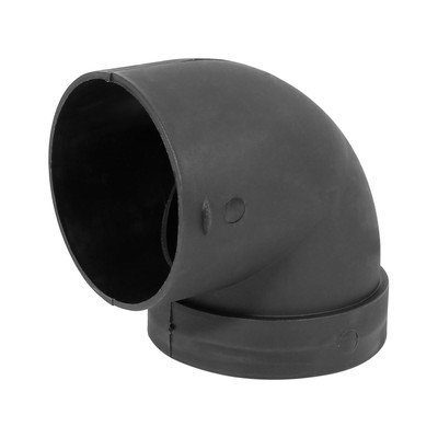 75mm Auto Car Heater Warm Air Ducting Pipe Elbow Outlet Connector Black Plastic