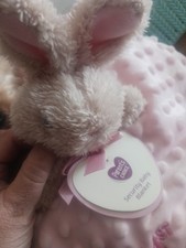 My 1st Easter Beige Bunny Security Baby Blanket Lovie NWT