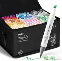Alkohol Marker Set 168 Farben Doppelspitzig Pinsel Breitspitze NachfüLlbar