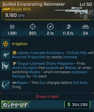 Borderlands 4 🌟 RAINMAKER 🌟 BLOOMREAPER 🌟JAKOBS TORGUE STICKY 🌟