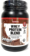 Elevation Whey Protein Blend Supplement Chocolate Flavor Sealed 32oz 907g