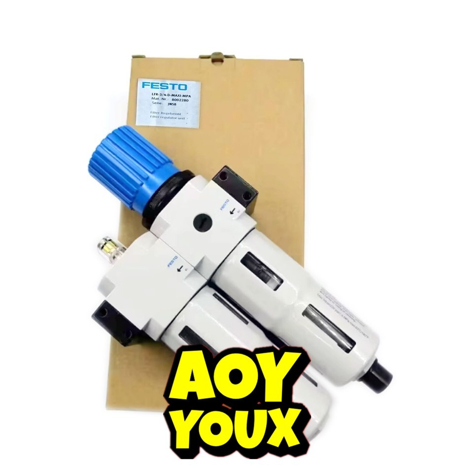 New FESTO LFR-3/4-D-MAXI-MPA 8002280 Air Filter Pressure Reducing Valve