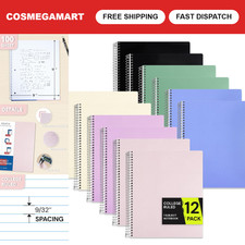 College Ruled Spiral Notebook, 1 Subject, 200 Pages, Durable & Versatile Note Ta
