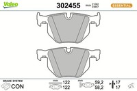 Bremsbelagsatz Scheibenbremse Hinterachse FüR BMW X5 F15 F85 E70 X6 F16 F86