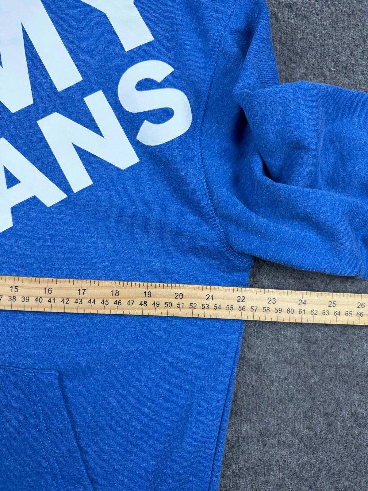 Tommy Hilfiger Tommy Jeans Women's Small Blue Pullover Hoodie Logo Sweatshirt thumbnail 8