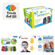 Doctor Recommended Kids Eye Patches with Bonus Reward Posters - Fun Designs