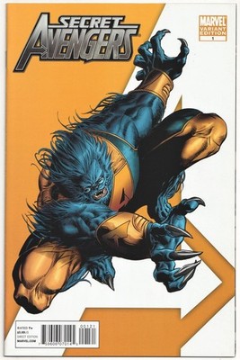 SECRET AVENGERS 1 2010 DEODATO BEAST RETAIL VARIANT 1:75 NM MARVEL COMICS DISNEY
