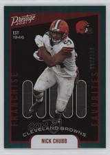 2021 Panini Prestige Franchise Favorites Xtra Points Green 96/199 Nick Chubb 1f3