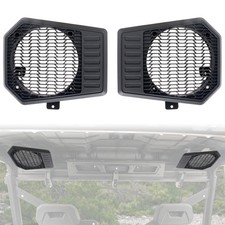 Pair Rear Roof Speakers Pods Compatible with Polaris Ranger XP/Crew 1000/Crew...