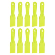 10pcs Putty Knife 2" Width Flexible Plastic Putty Knife Paint Scraper Yellow
