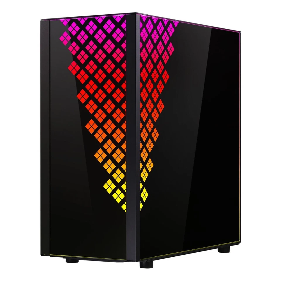 BitFenix Case PC Dawn TG Nero con Vetro Temperato e 7 Slot Espansivi - Immagine 4 di 4