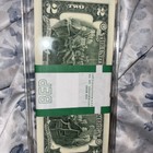 TWO DOLLAR BILLS W/SEQUENTIAL SERIAL NUMBERS 100 x SERIES 2013 CRISP UNC BILLS — photo 2