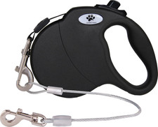 16Ft Retractable Dog Leash for Large Breed Dogs up to 110 Lbs with a Detachable