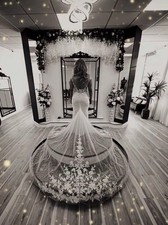 Morilee by Madeline Gardner Lace Wedding Gown Size 8