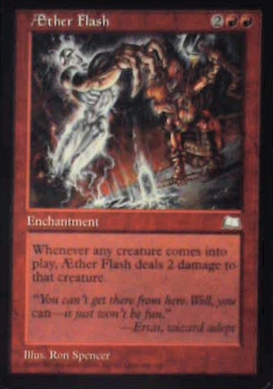 Aether Flash - Weatherlight: #88, Magic: The Gathering Nm C344