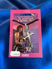 TRES RARE collier épée Xena X Comstock Creations étain et cristaux autrichiens