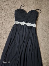 City Triangles Women's Long Strapless Ball Gown, Formal, Prom Dress. Black....