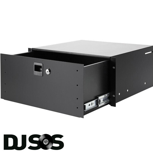Adam Hall 87404 Rack Drawer 4U Aluminium Heavy Duty Flightcase Touring Lockable