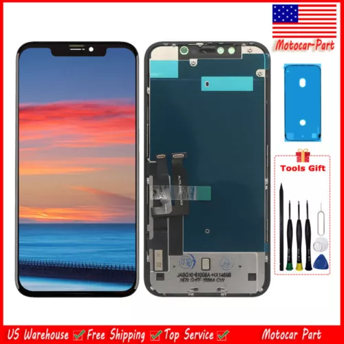LCD Digitizer Display Touch Screen For iPhone XR A1984 A2105 A2106 A2108 Tools