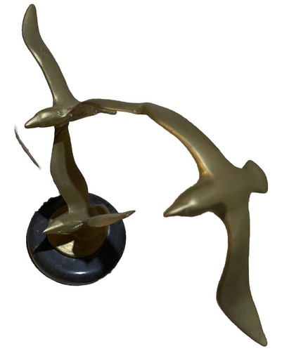 CURTIS JERE STIL MÖWEN im Flug MESSING SKULPTUR Mid Century Modern RETRO - Bild 16 von 17
